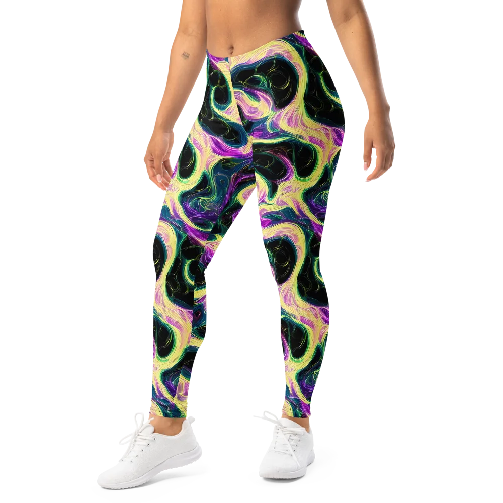 Aurora Rapture on Leggings — Left Front