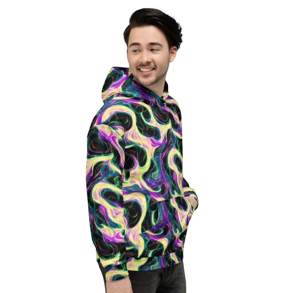Aurora Rapture on Hoodie — Right