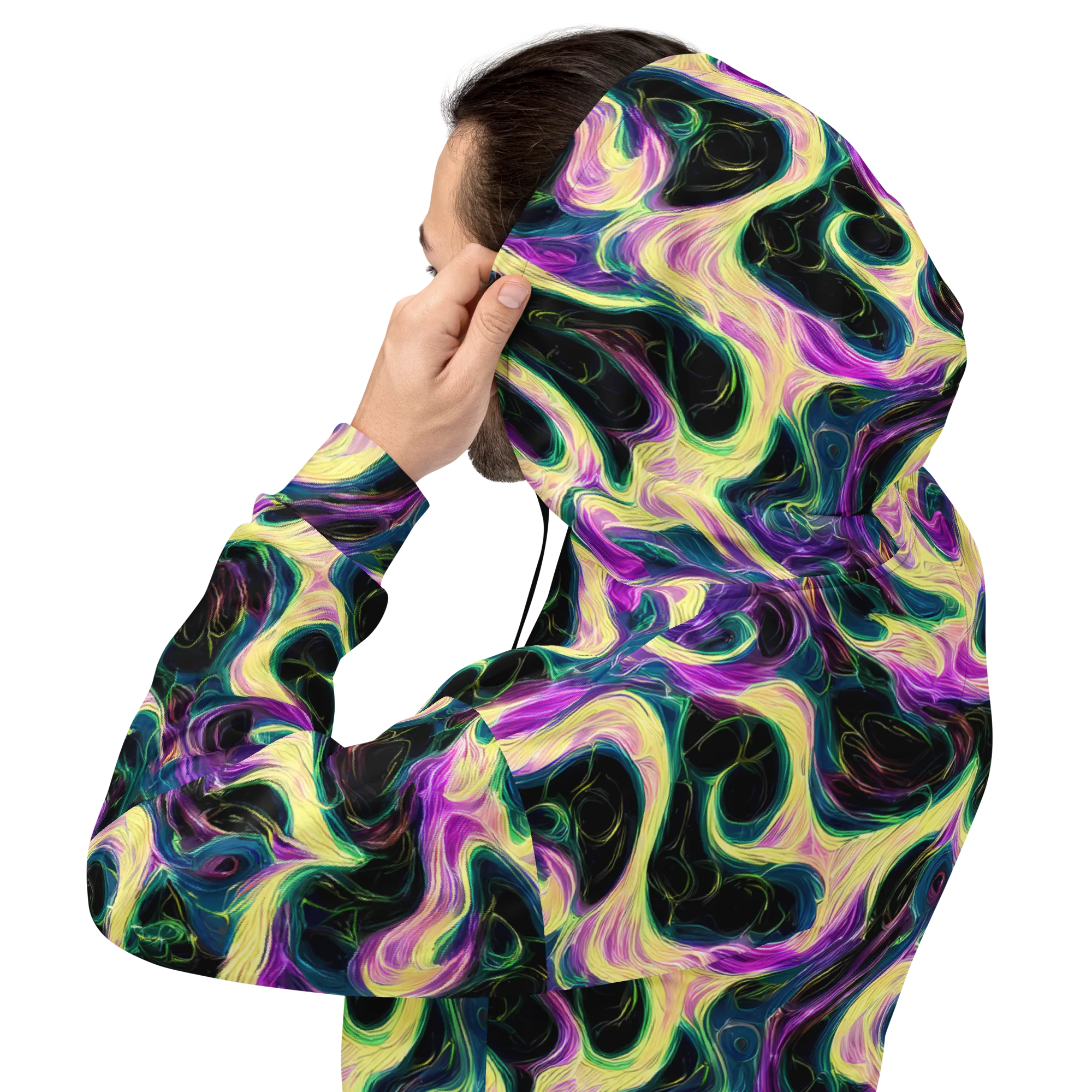Aurora Rapture on Hoodie — Back