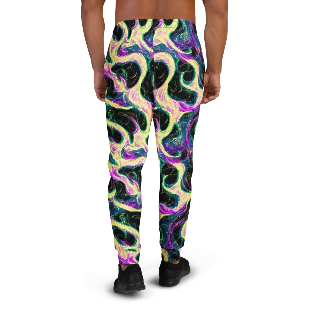 Aurora Rapture on Men's Joggers — Back