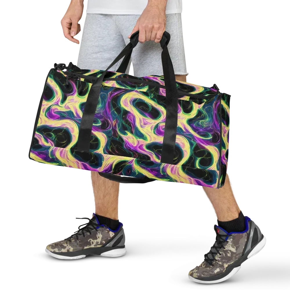 Aurora Rapture on Duffle Bag — Front