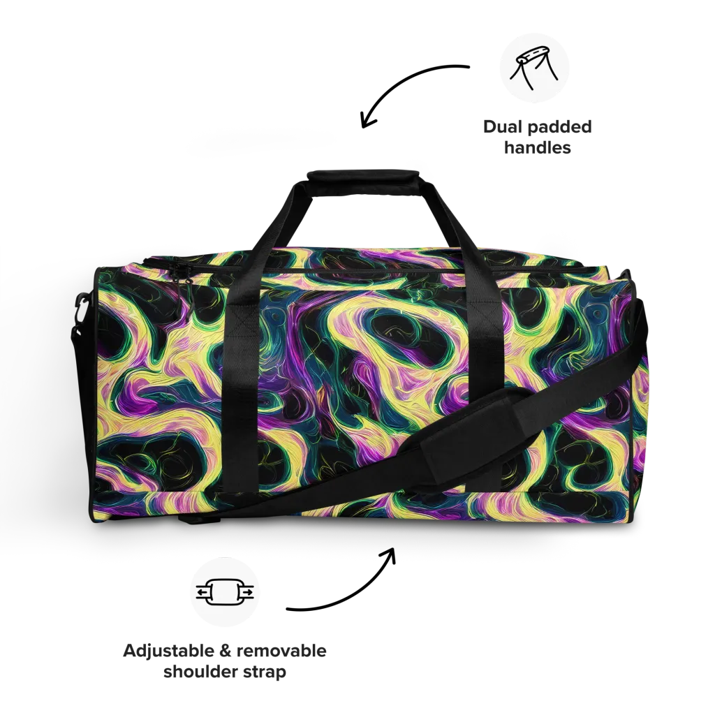 Aurora Rapture on Duffle Bag — Front