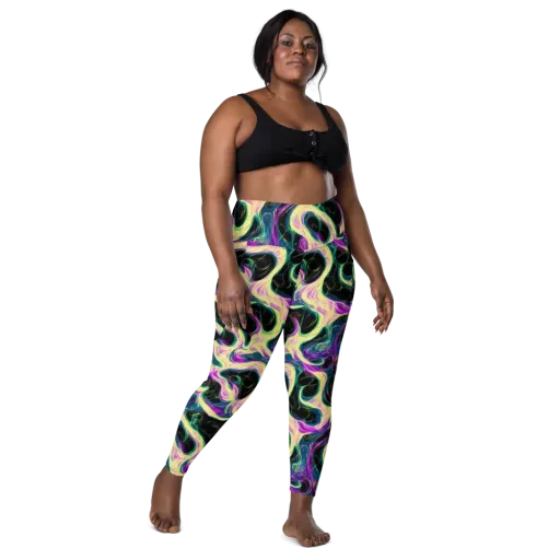 Aurora Rapture on a Leggings with Pockets
