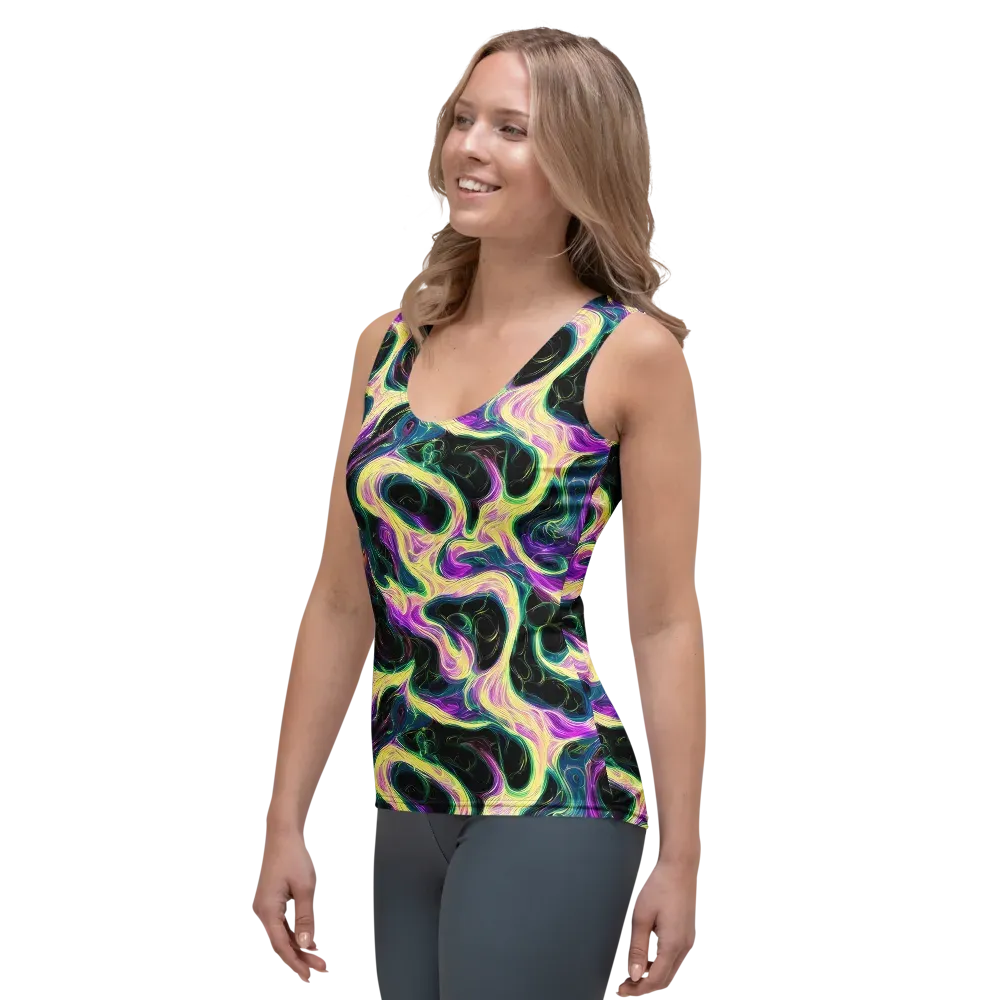 Aurora Rapture on Women's Tank Top — Left Front