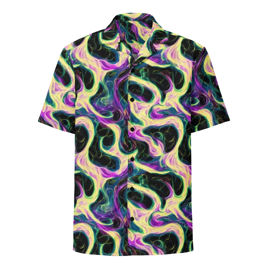 Aurora Rapture on Button Shirt — Front