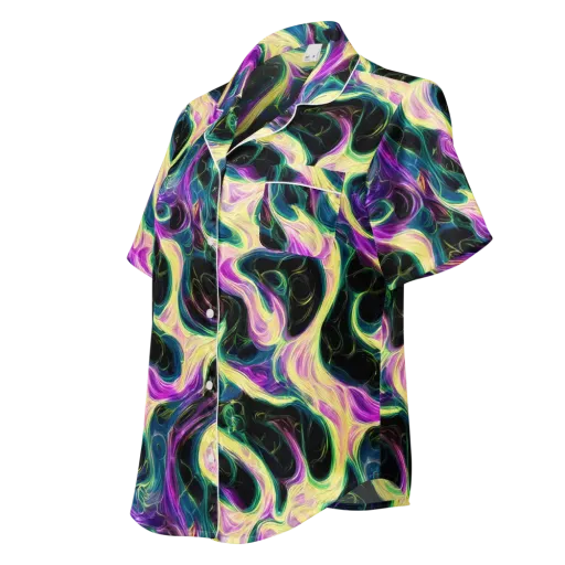 Aurora Rapture on a Women's Short Sleeve Pajama Top