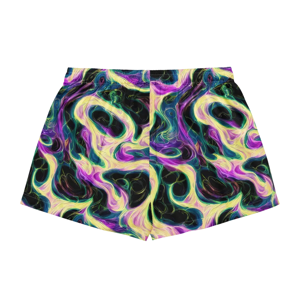 Aurora Rapture on Women's Pajama Shorts — Back
