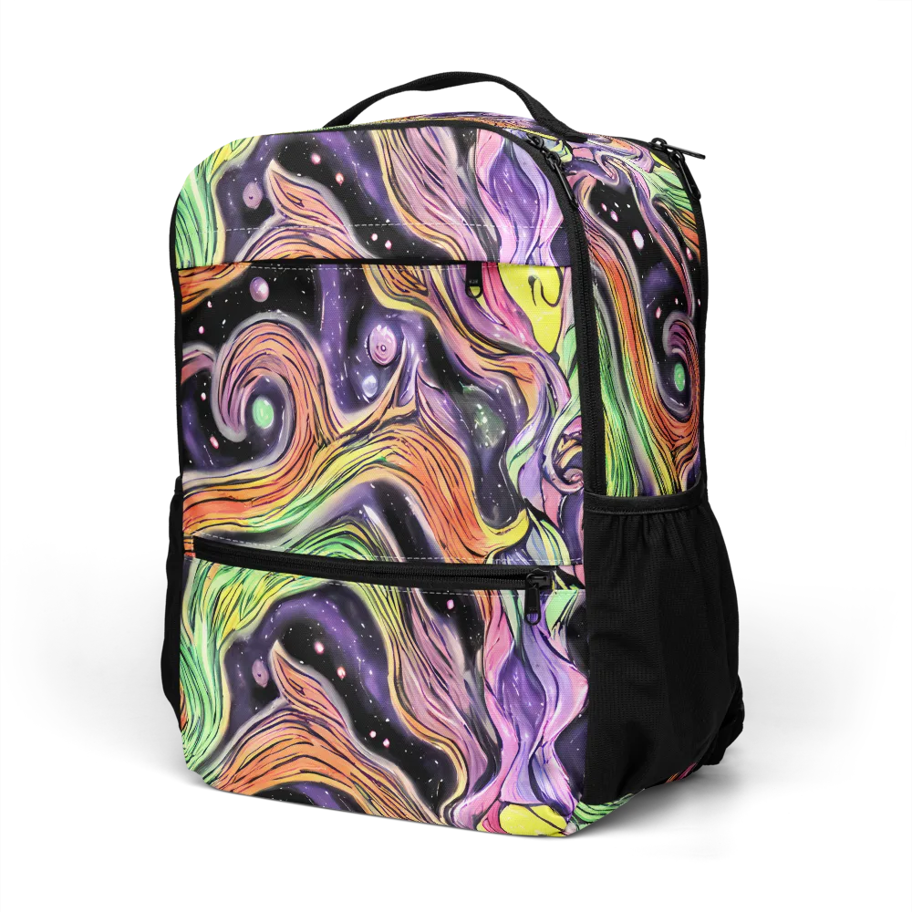 Cosmic Ribbon on Utility Backpack — Left Front