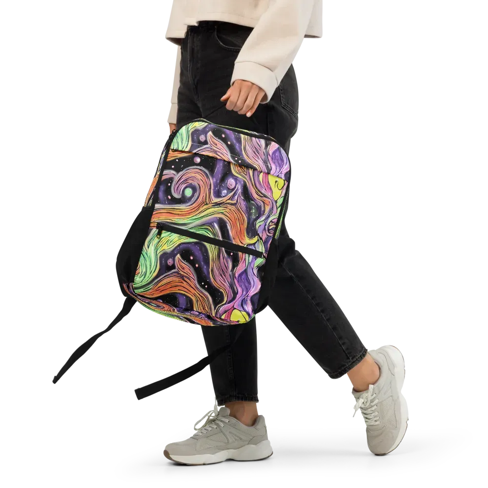 Cosmic Ribbon on Utility Backpack — Front