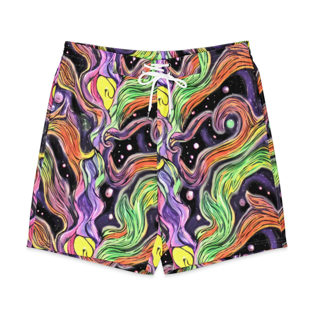 Cosmic Ribbon on Men's Board Shorts — Front