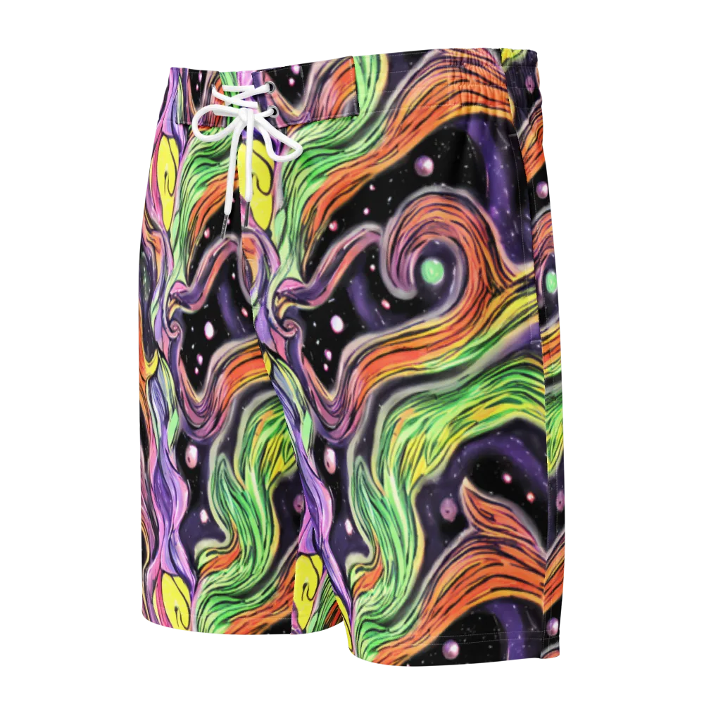 Cosmic Ribbon on Men's Board Shorts — Front