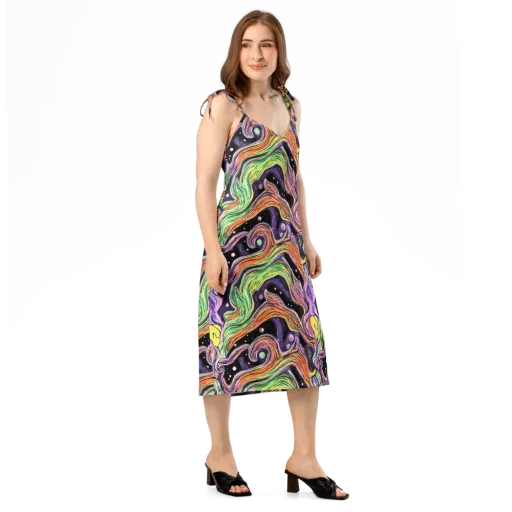 Cosmic Ribbon on a Slip Dress