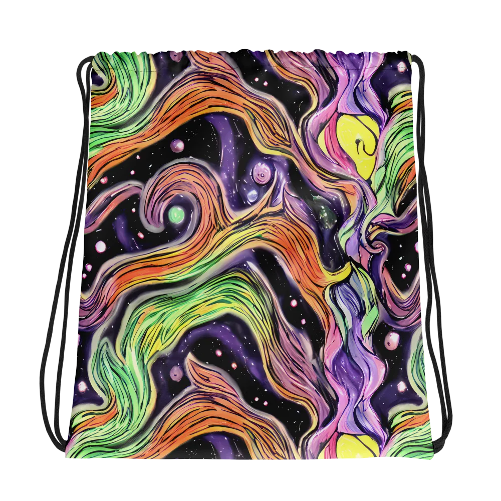Cosmic Ribbon on Drawstring Bag — Photo