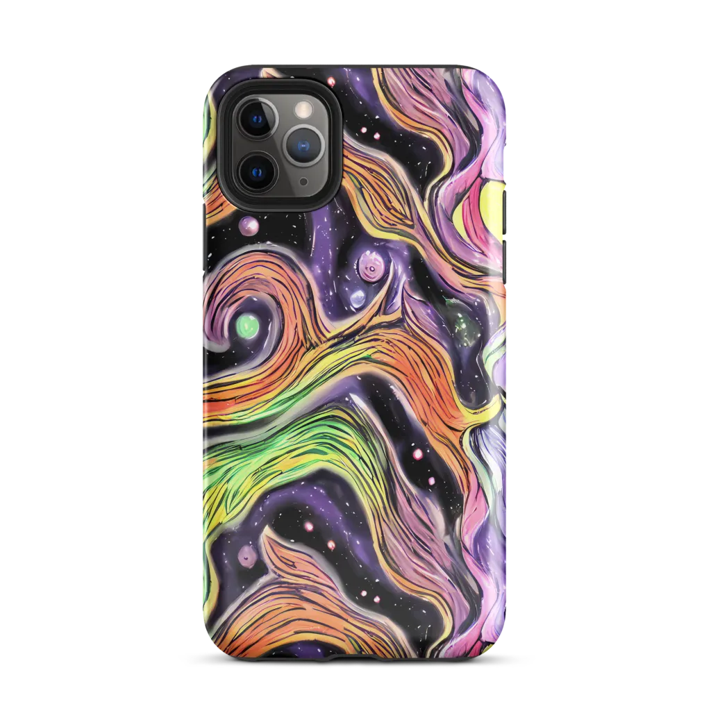 Cosmic Ribbon on Tough Case for iPhone® — Front