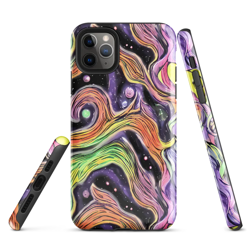 Cosmic Ribbon on Tough Case for iPhone® — Front