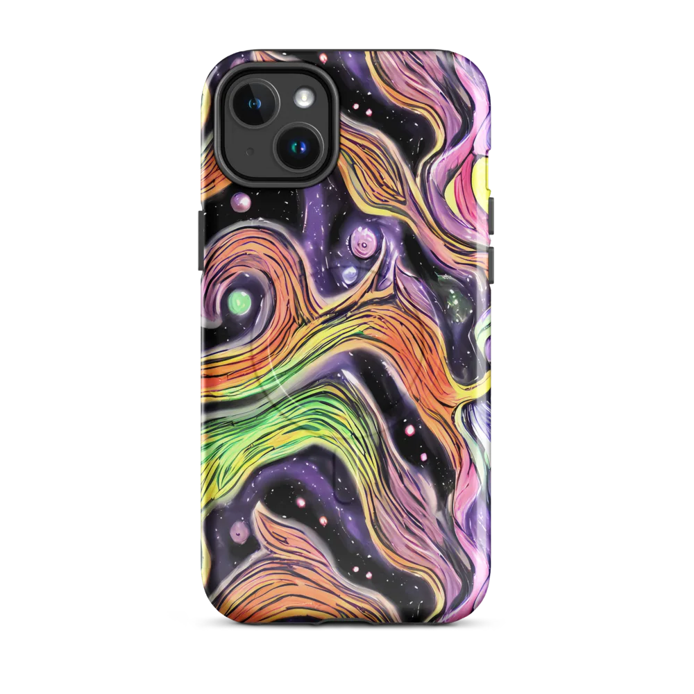 Cosmic Ribbon on MagSafe Tough Case for iPhone® — Front