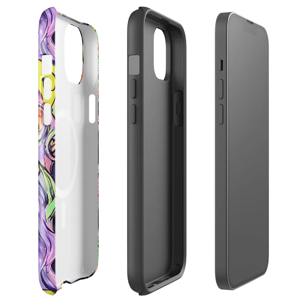 Cosmic Ribbon on MagSafe Tough Case for iPhone® — Front