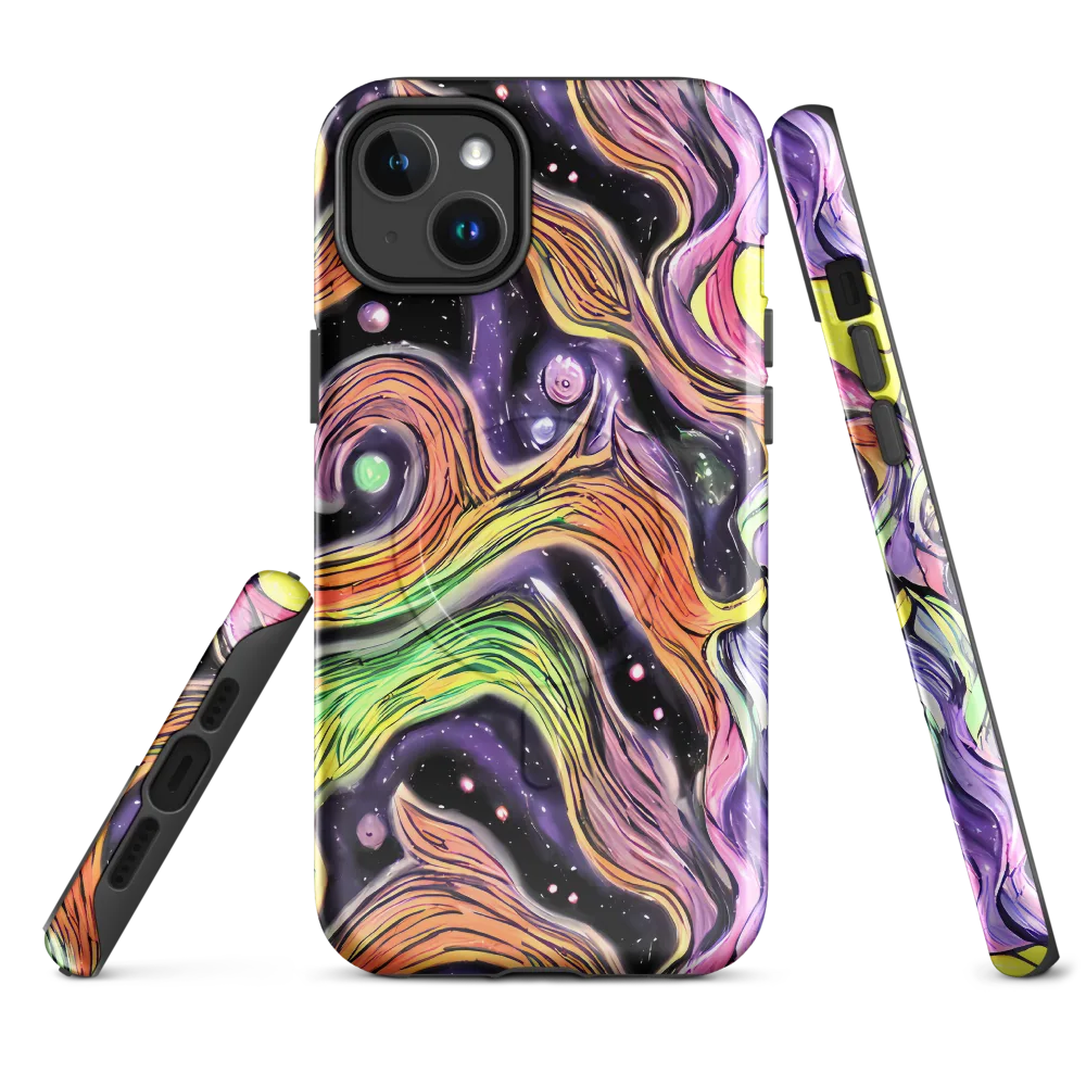 Cosmic Ribbon on MagSafe Tough Case for iPhone® — Front