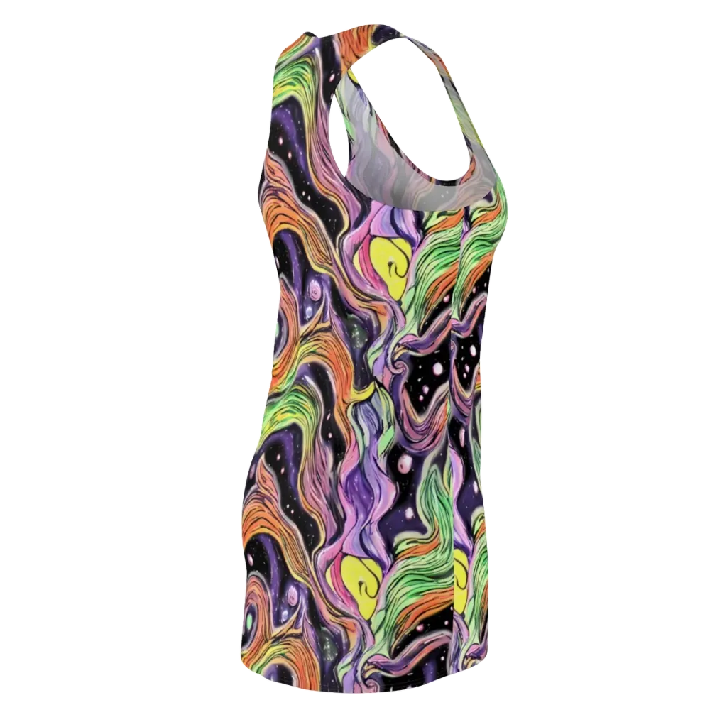 Cosmic Ribbon on Racerback Dress — Back Side