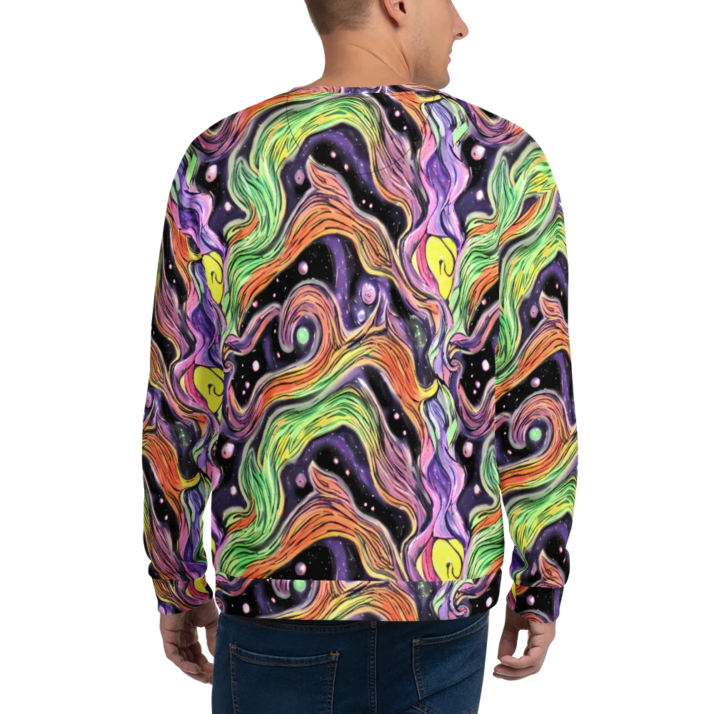 Cosmic Ribbon on Sweatshirt — Back