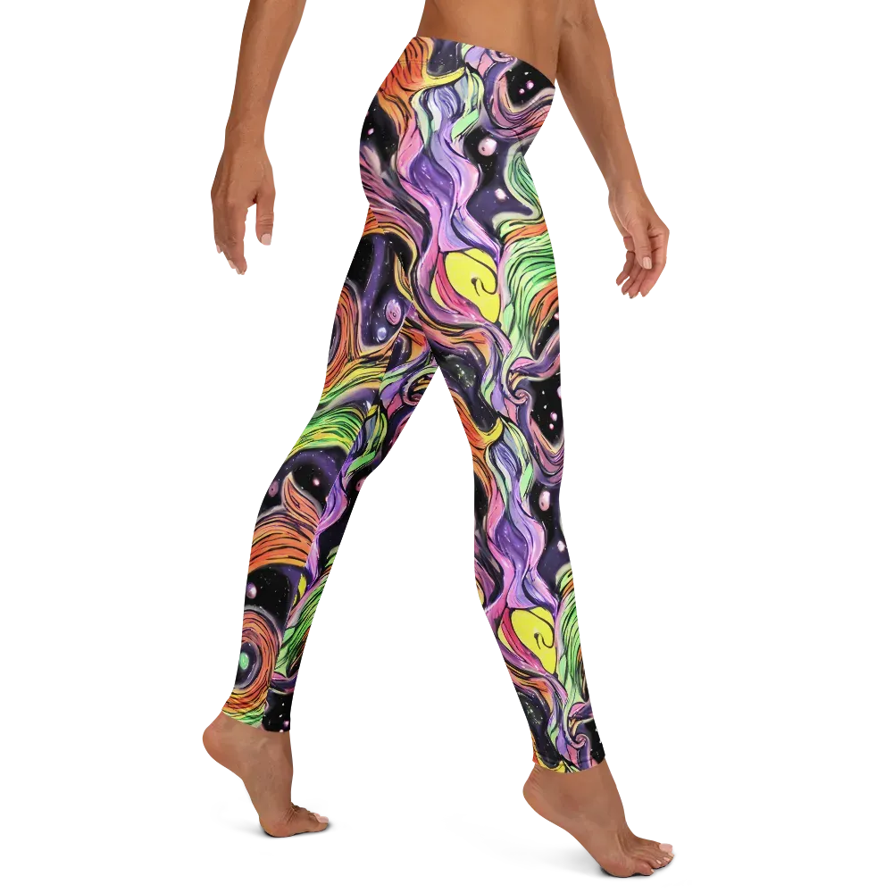Cosmic Ribbon on Leggings — Right