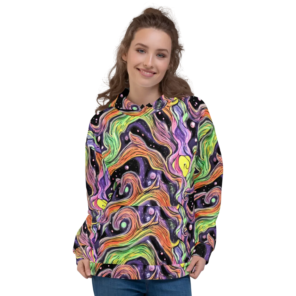 Cosmic Ribbon on Hoodie — Front