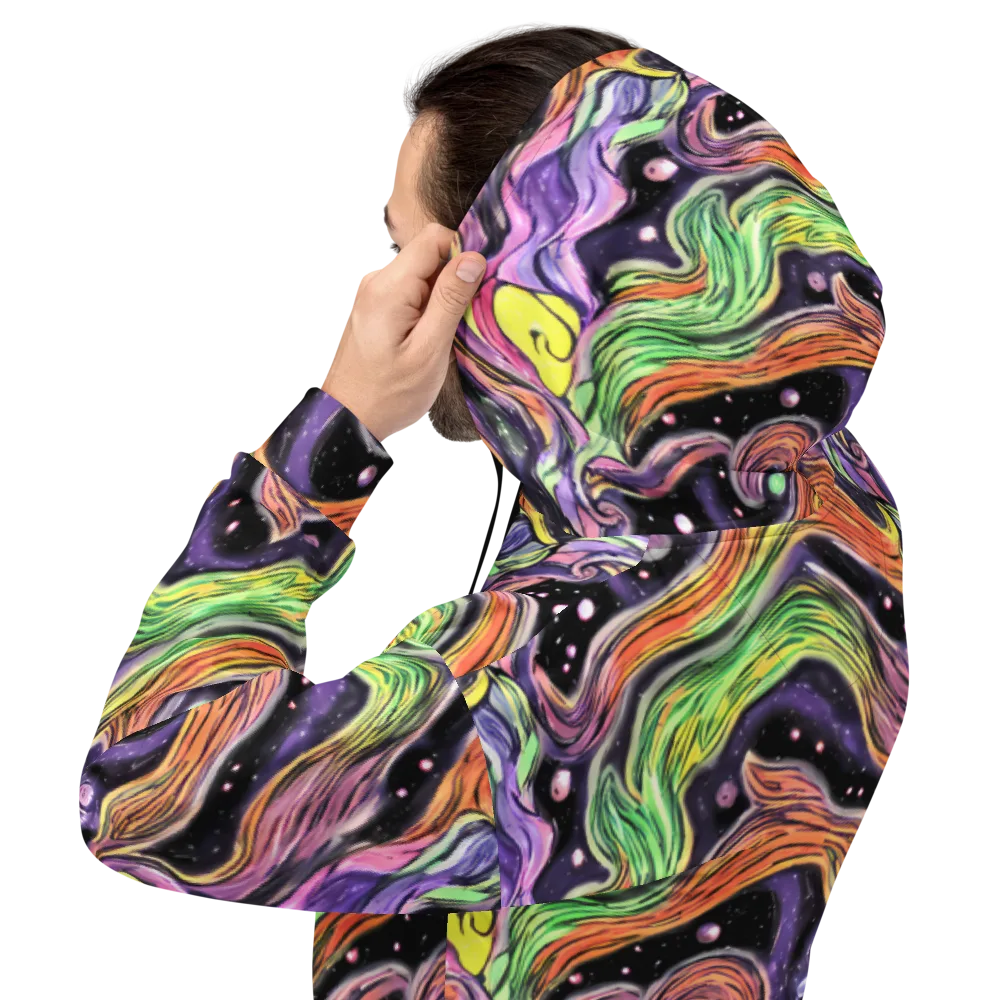 Cosmic Ribbon on Hoodie — Back