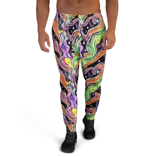 Cosmic Ribbon on a Men's Joggers