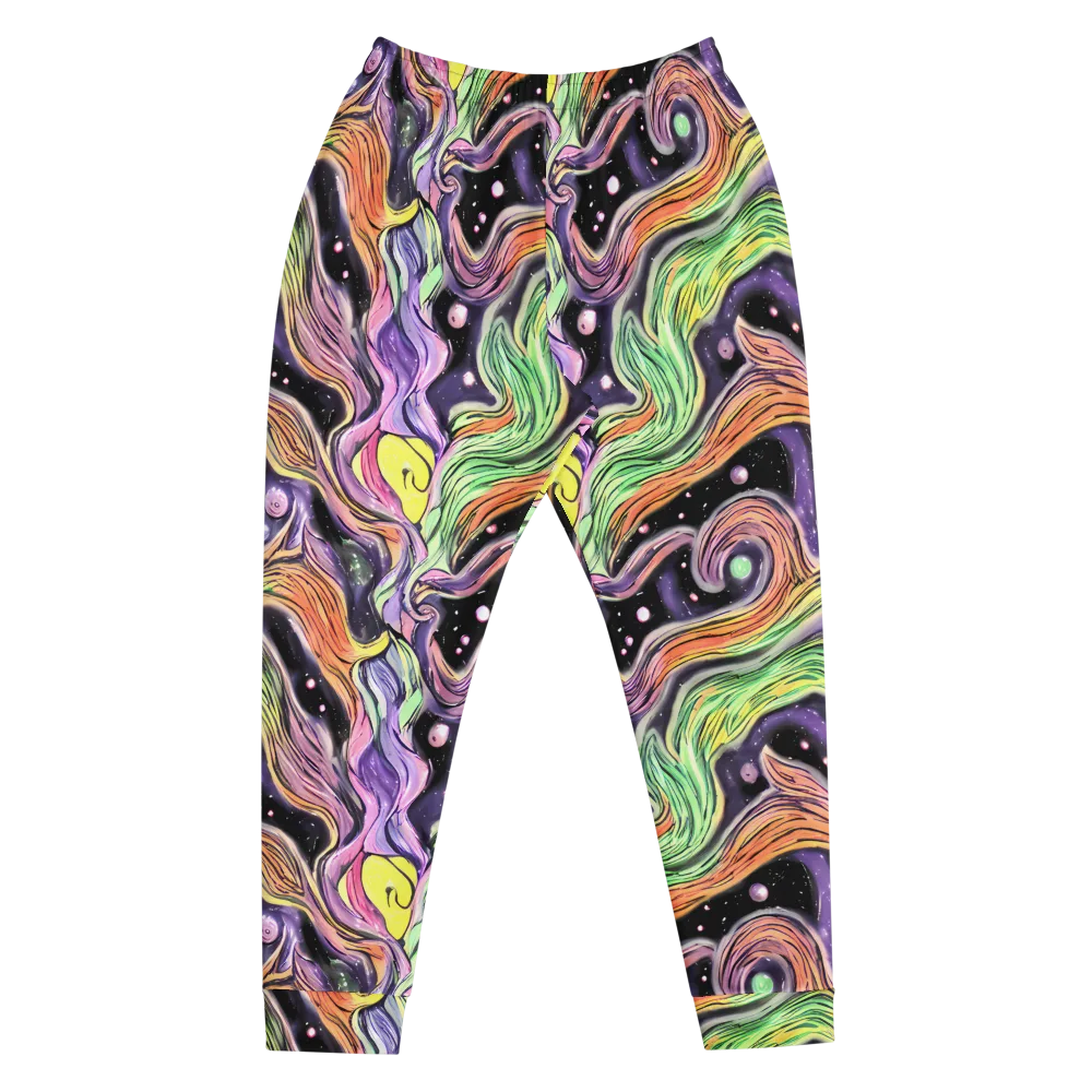 Cosmic Ribbon on Men's Joggers — Front