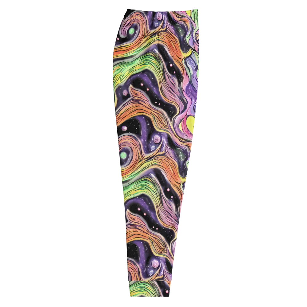 Cosmic Ribbon on Men's Joggers — Right