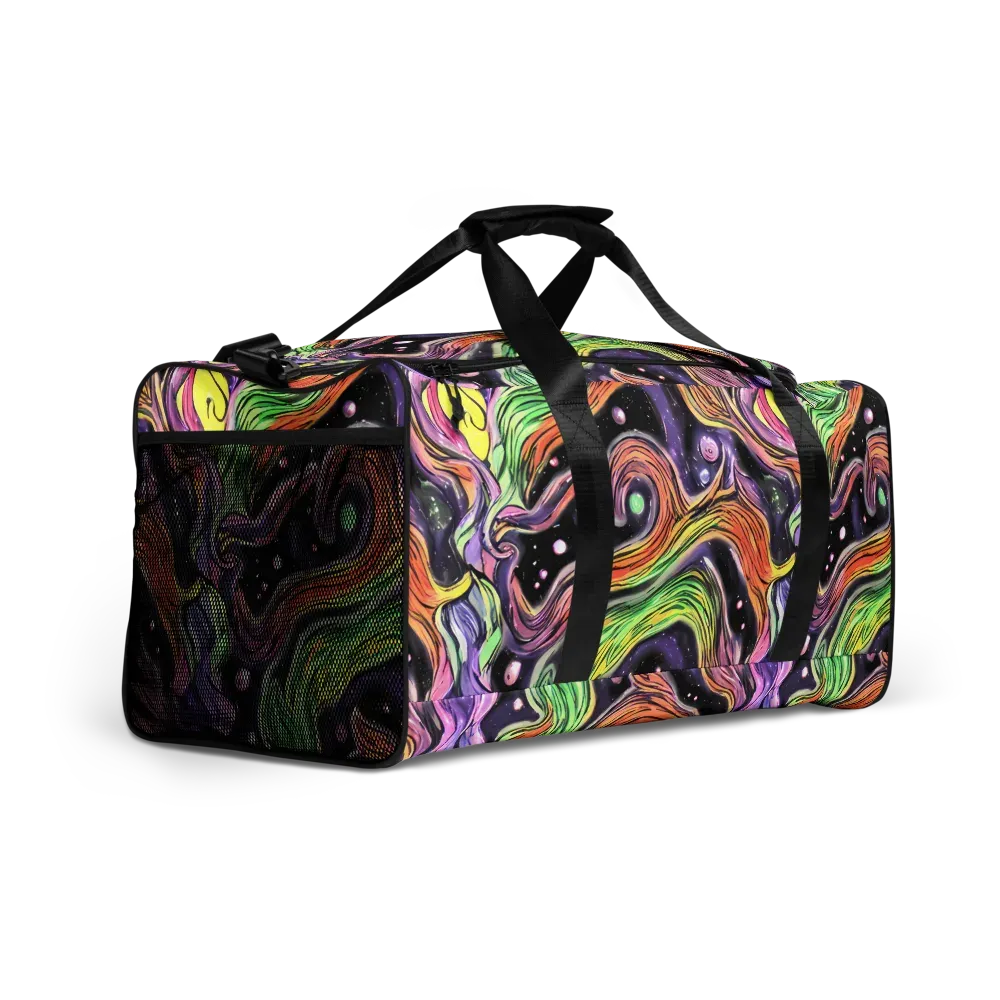 Cosmic Ribbon on Duffle Bag — Right Front