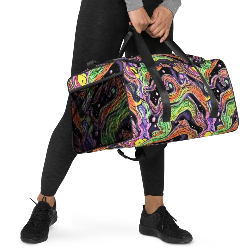 Cosmic Ribbon on Duffle Bag — Right Front