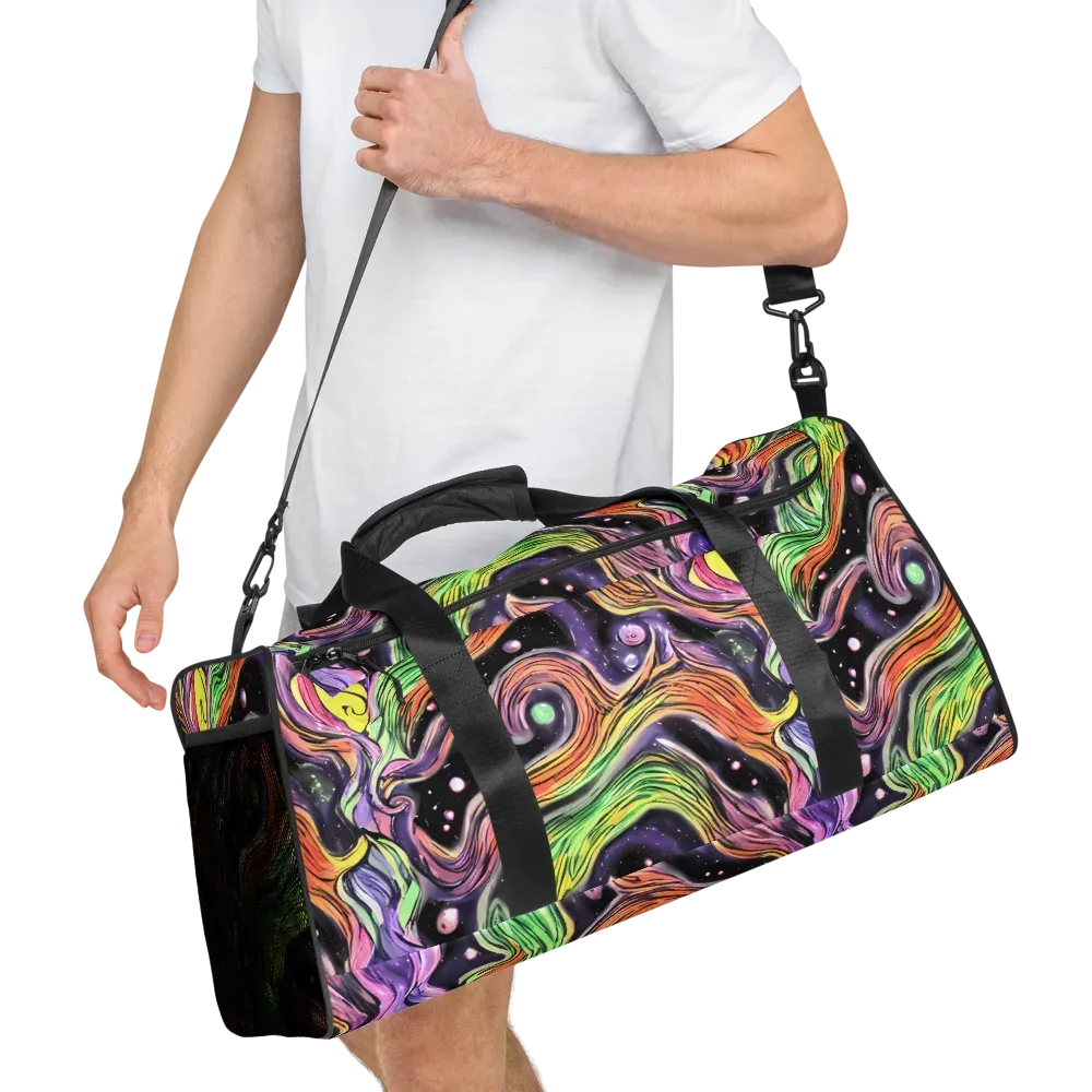 Cosmic Ribbon on Duffle Bag — Right Front