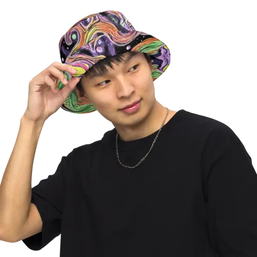 Cosmic Ribbon on a Reversible Bucket Hat