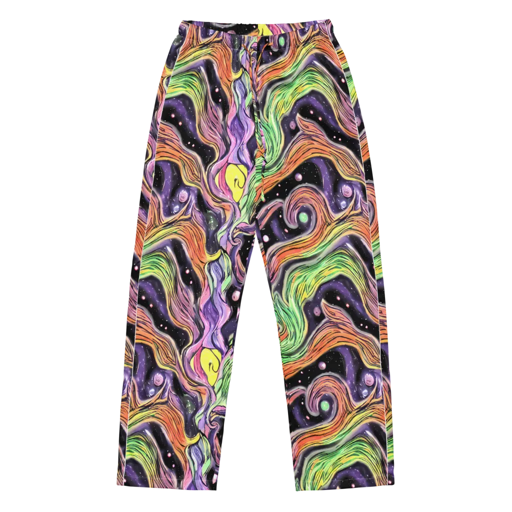Cosmic Ribbon on Women's Pajama Pants — Front