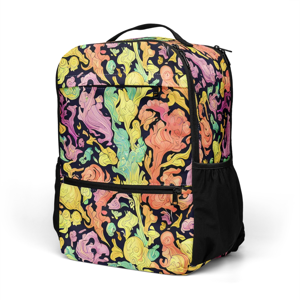 Chromatic Bloom on Utility Backpack — Left Front