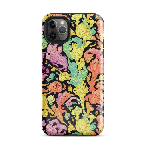 Chromatic Bloom on a Tough Case for iPhone®