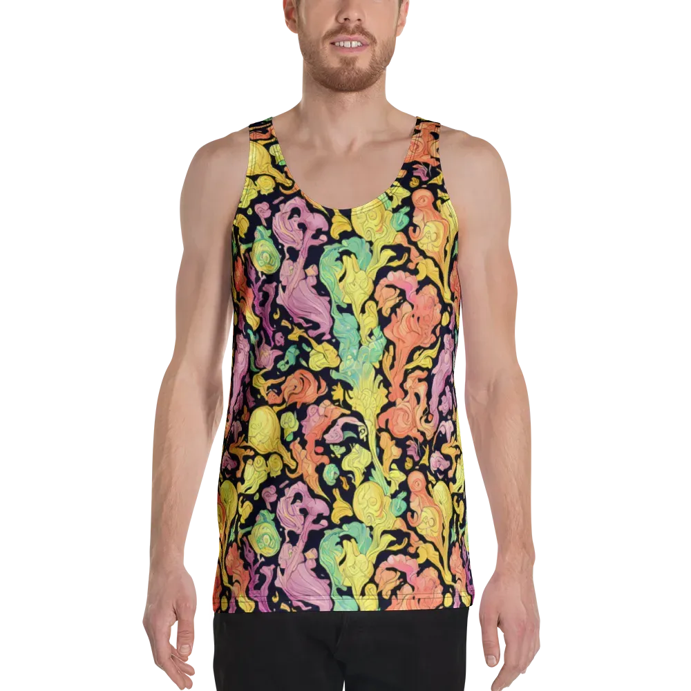 Chromatic Bloom on Men's Tank Top — Front