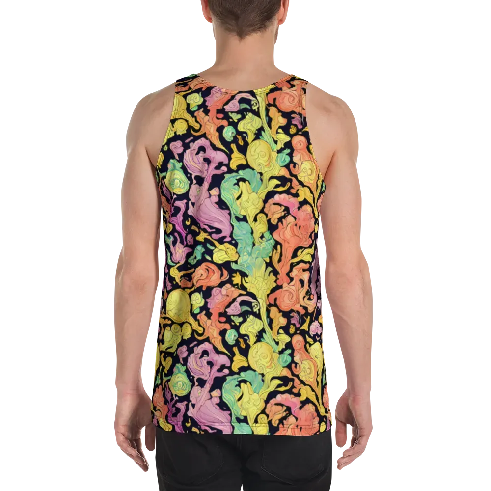 Chromatic Bloom on Men's Tank Top — Back
