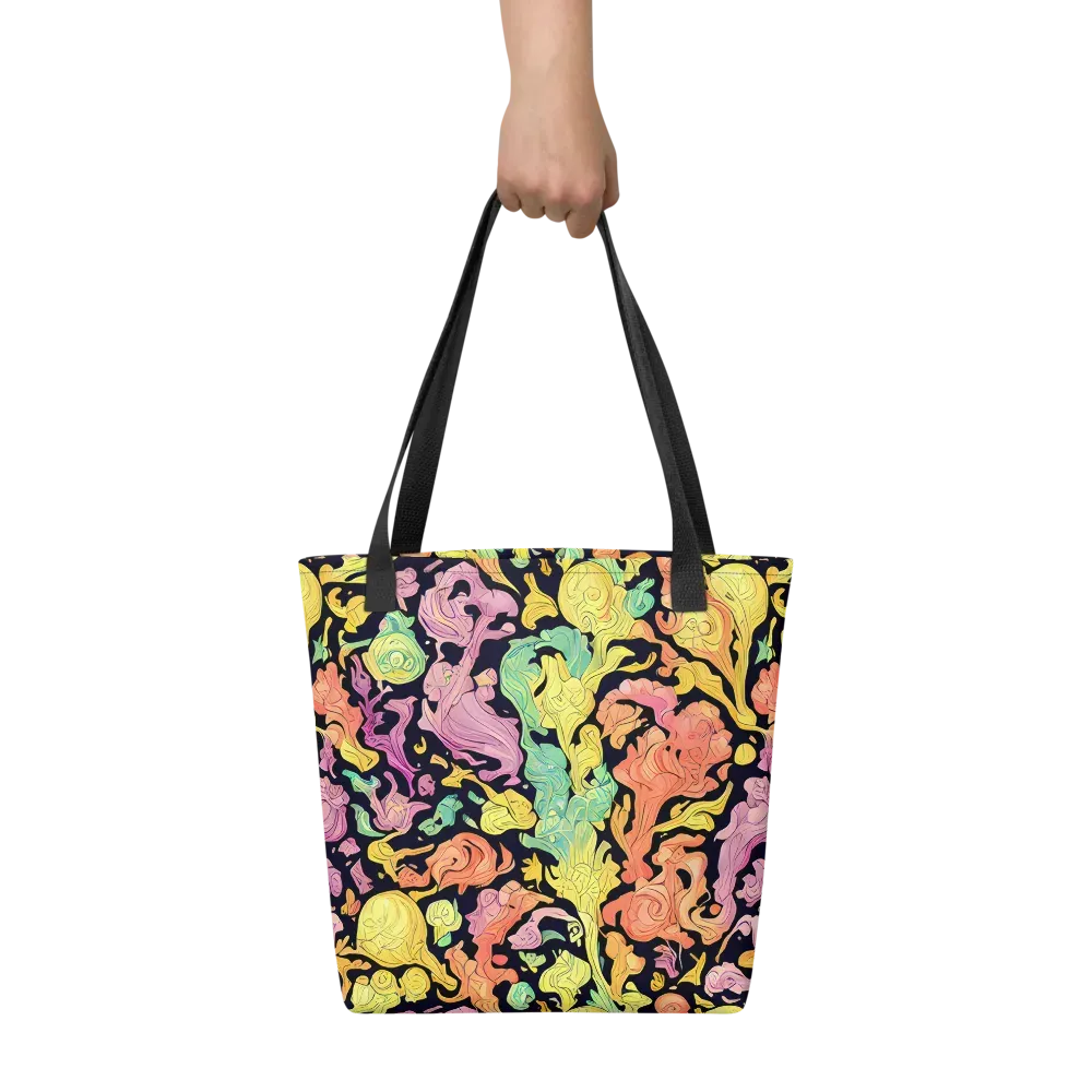 Chromatic Bloom on Tote Bag — Front