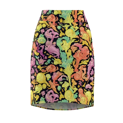 Chromatic Bloom on a Pencil Skirt