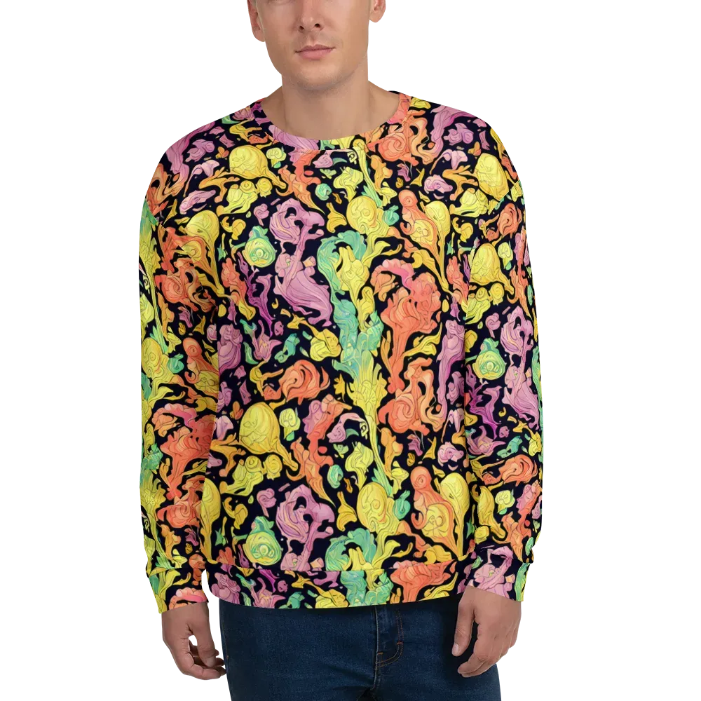 Chromatic Bloom on Sweatshirt — Front