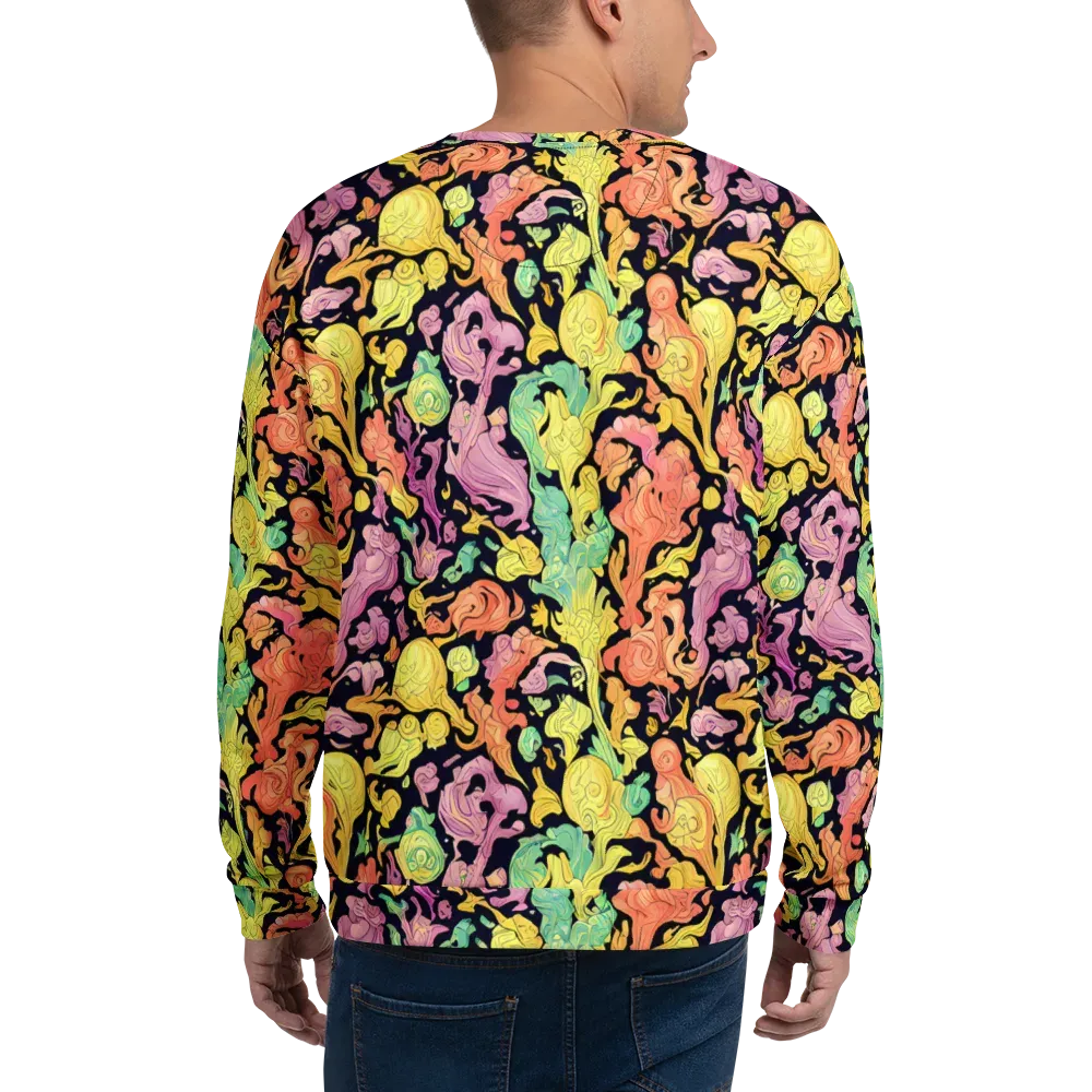 Chromatic Bloom on Sweatshirt — Back