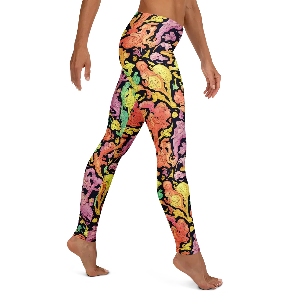 Chromatic Bloom on Leggings — Right
