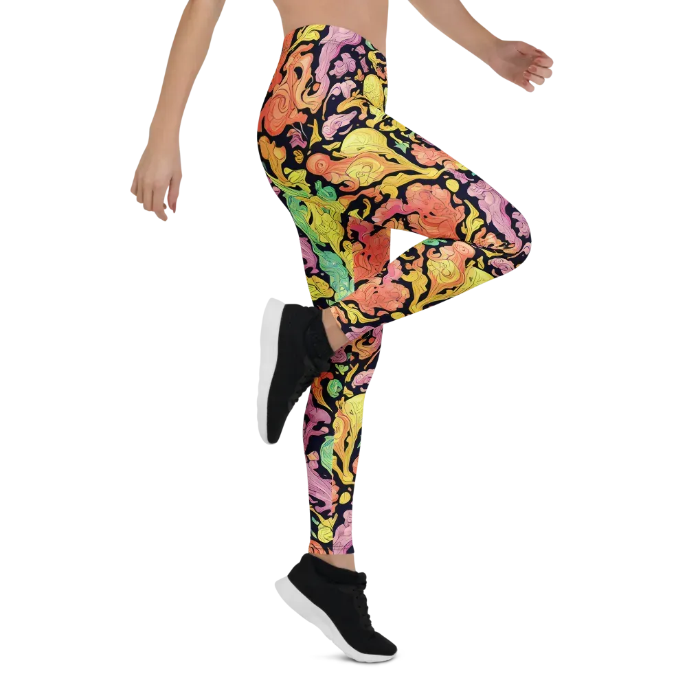 Chromatic Bloom on Leggings — Right
