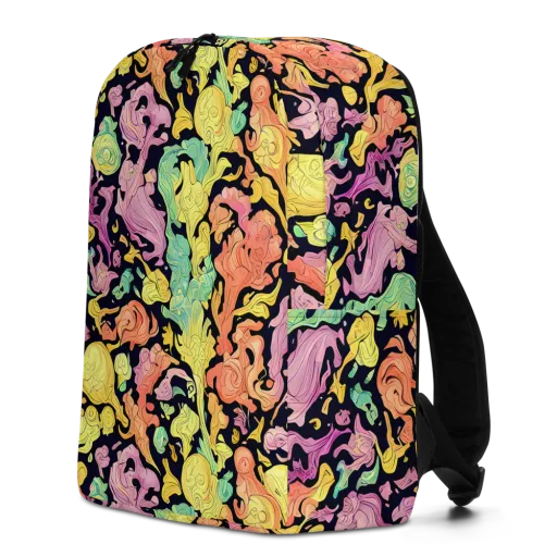 Chromatic Bloom on a Minimalist Backpack