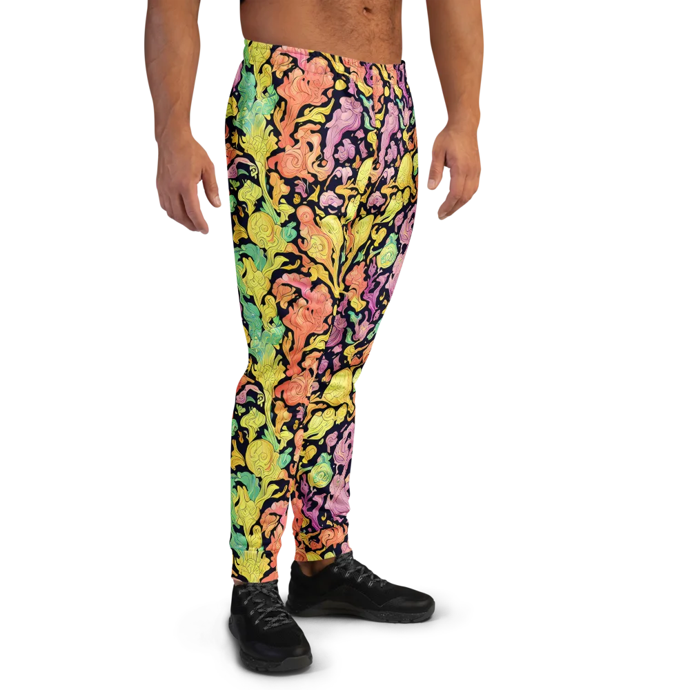 Chromatic Bloom on Men's Joggers — Right
