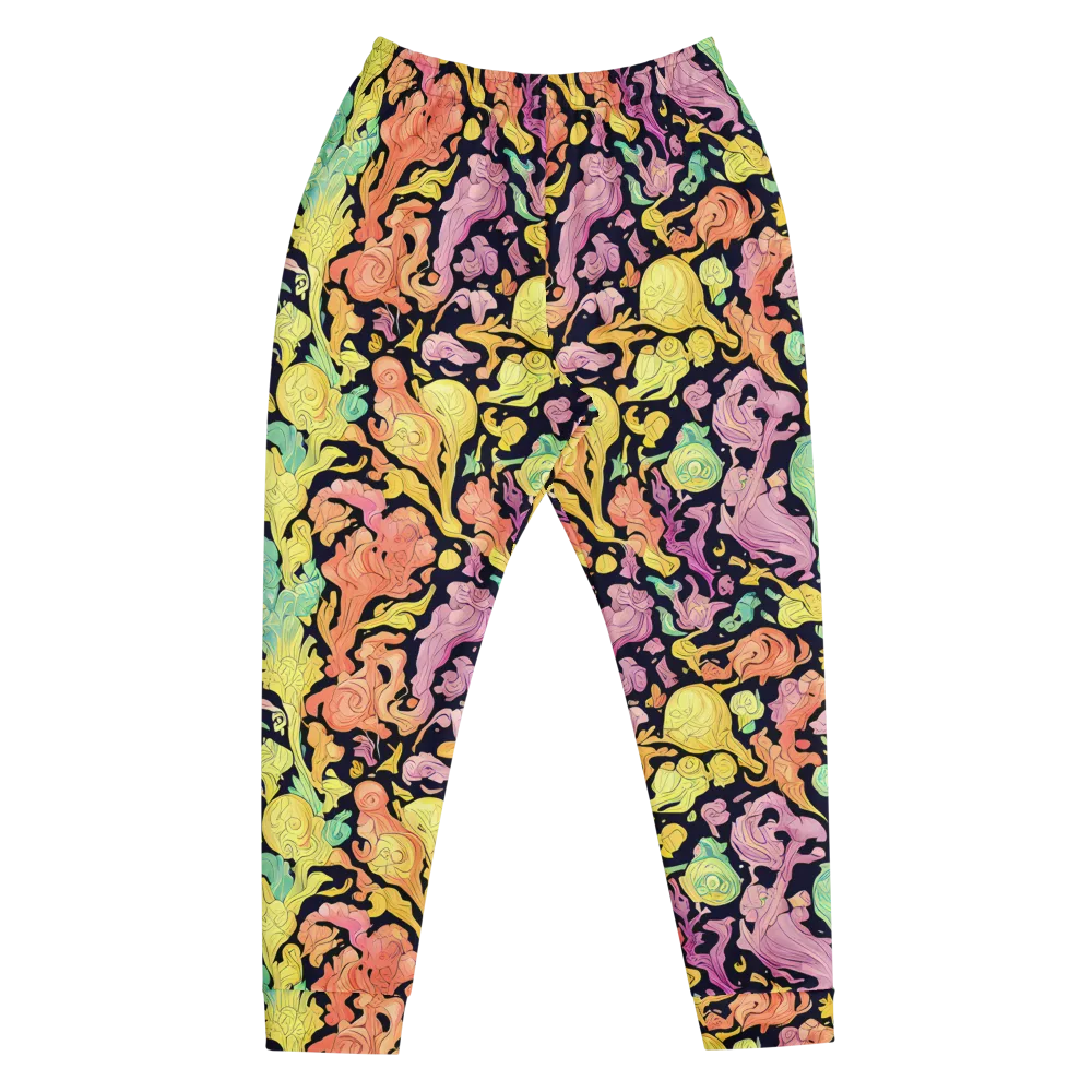 Chromatic Bloom on Men's Joggers — Front