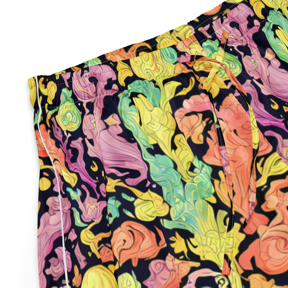 Chromatic Bloom on Women's Pajama Shorts — Product details