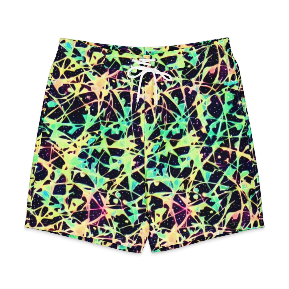 Astral Thicket on Men's Board Shorts — Front